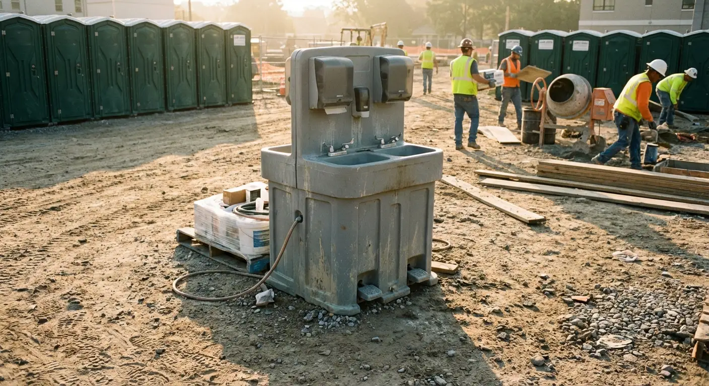 Hand wash station delivery and setup in Albuquerque, NM