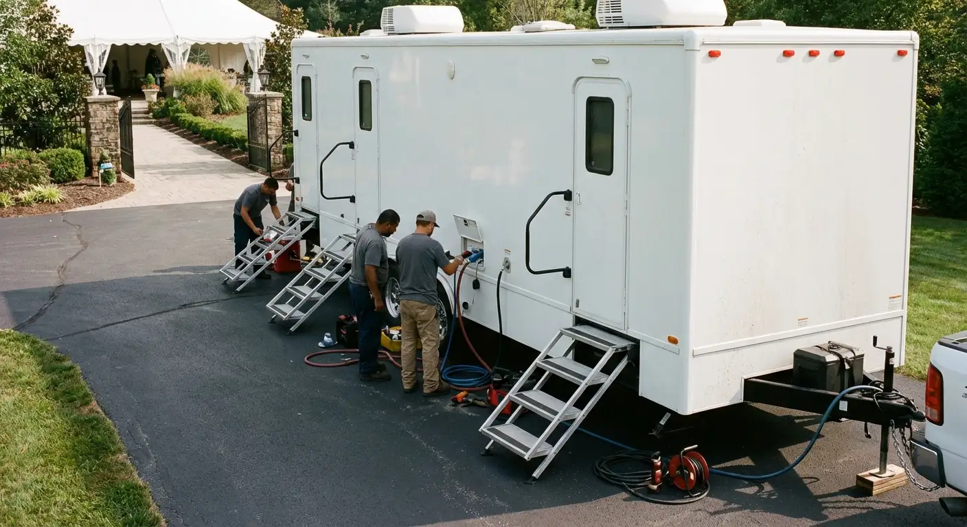 Luxury Restroom Trailer in Albuquerque, NM