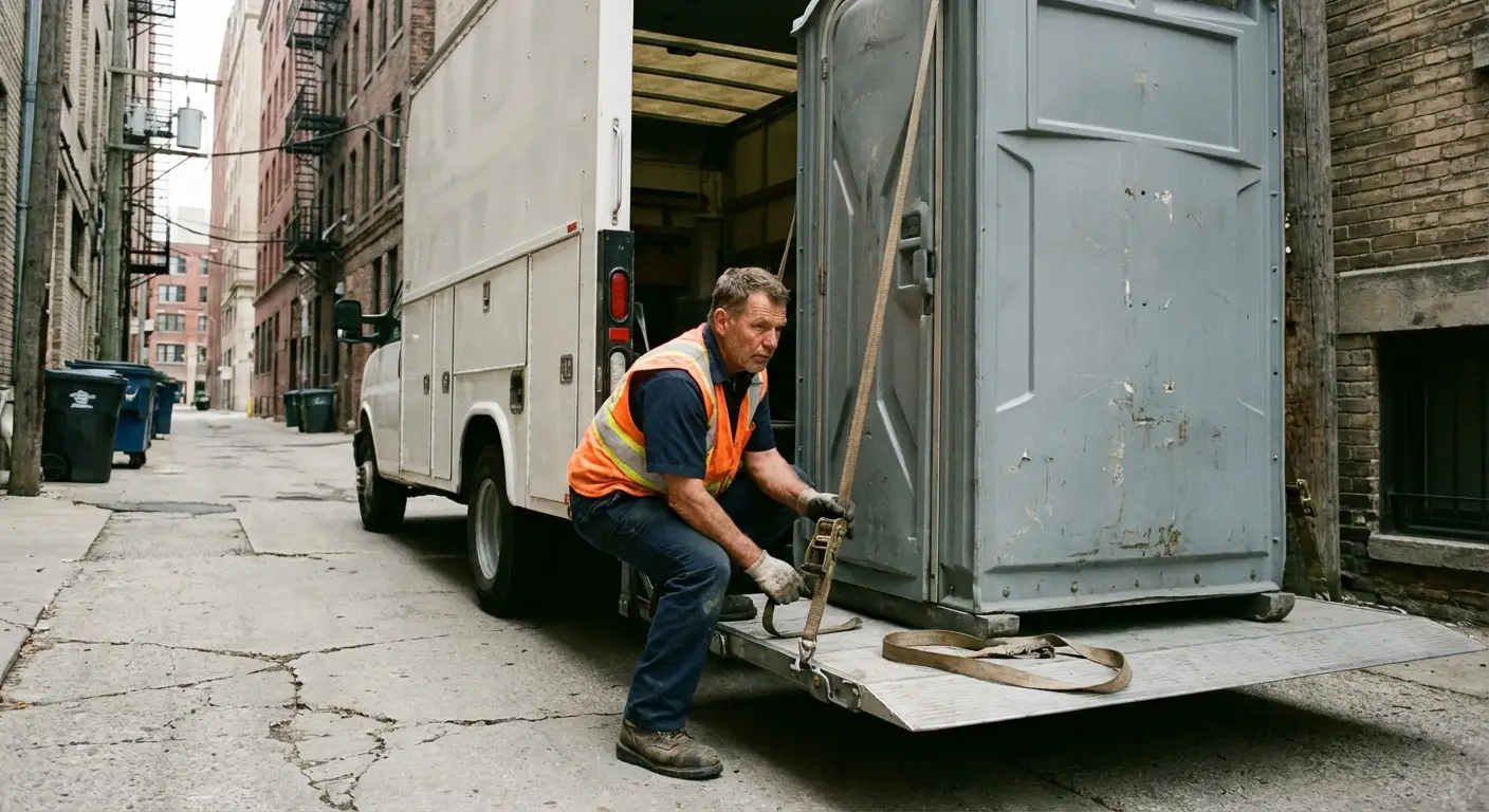 Portable sanitation services in Downtown Albuquerque