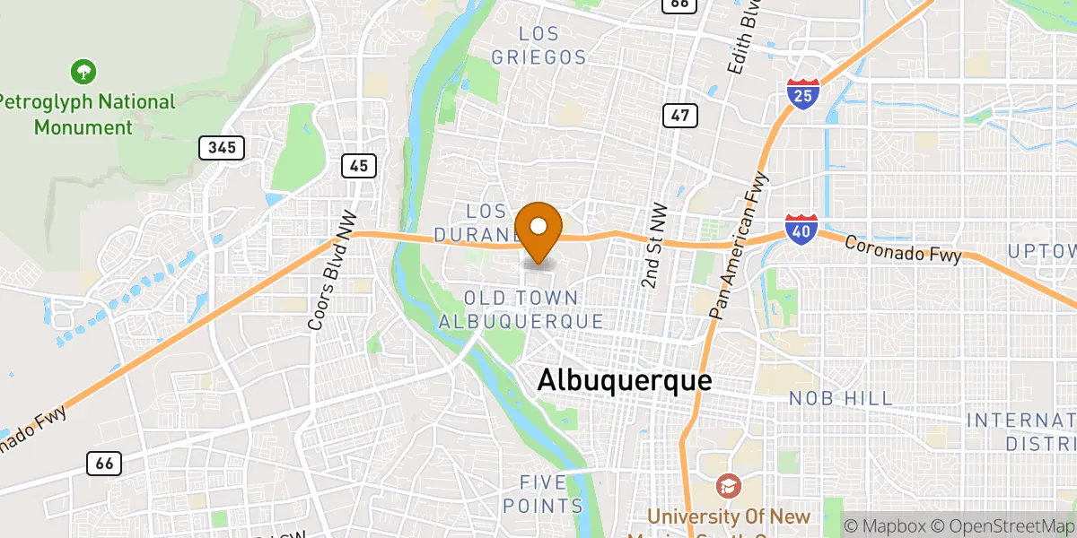  neighborhood map in Albuquerque, NM