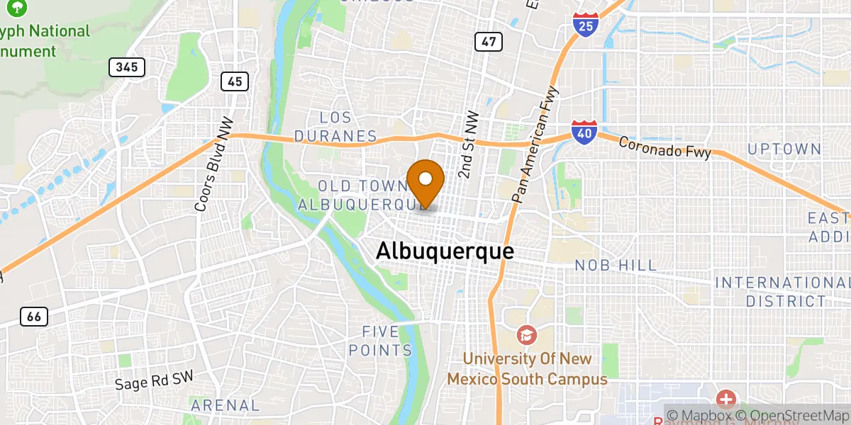 neighborhood map in Albuquerque, NM