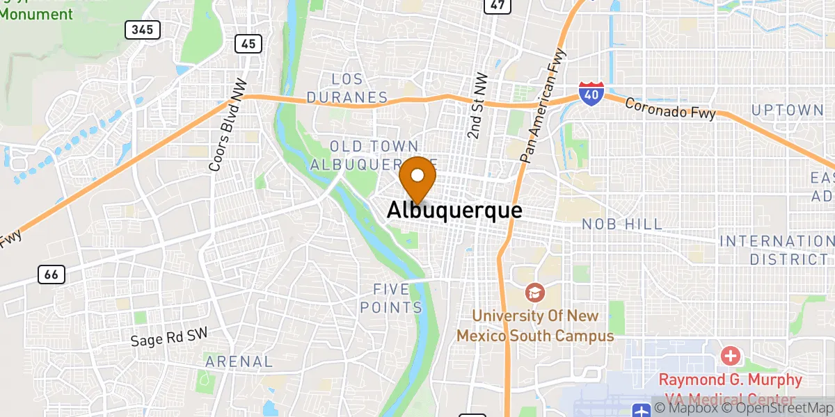 Raynolds neighborhood map in Albuquerque, NM